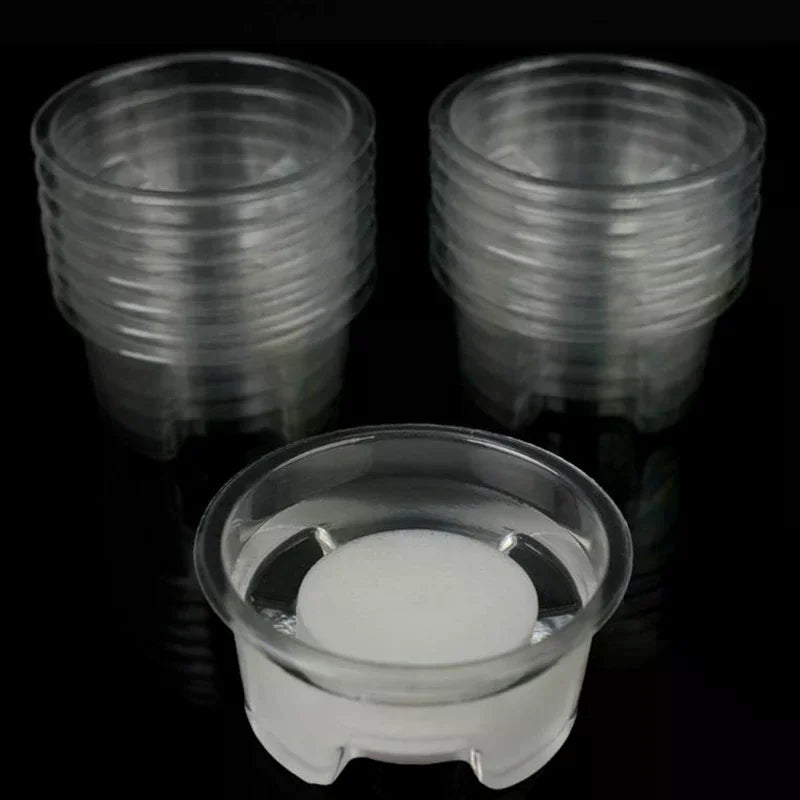 20-Pack Disposable Tattoo Dip Foam Sponge Cups | Ink Cleaning Tattoo Dip Cups QXL