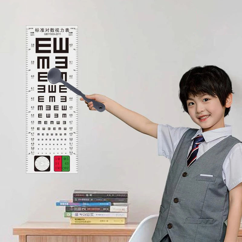 Handheld Eye Occluder | Optometry Vision Test Block Plate Eye Occluder QXL