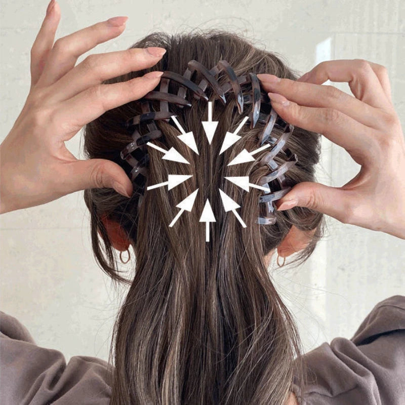 Bird's Nest Hair Claw Clip | Korean Style Barrette for Women Hair Claw Clip QXL