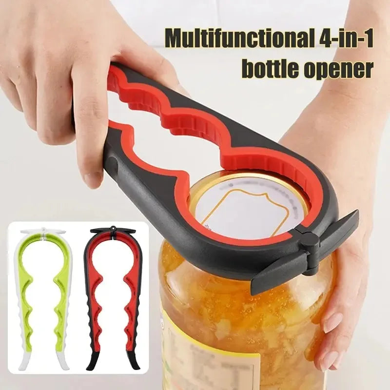 5-in-1 Can & Bottle Opener | Non-Slip Multifunctional Can & Bottle Opener QXL
