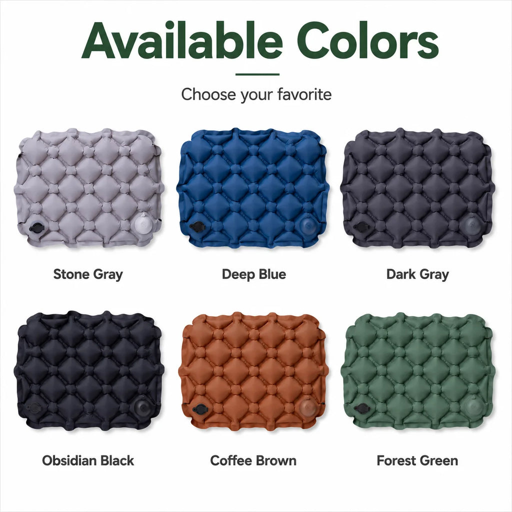Inflatable Seat Cushion | Portable Foldable Camping Chair Pad Inflatable Seat Cushion QXL