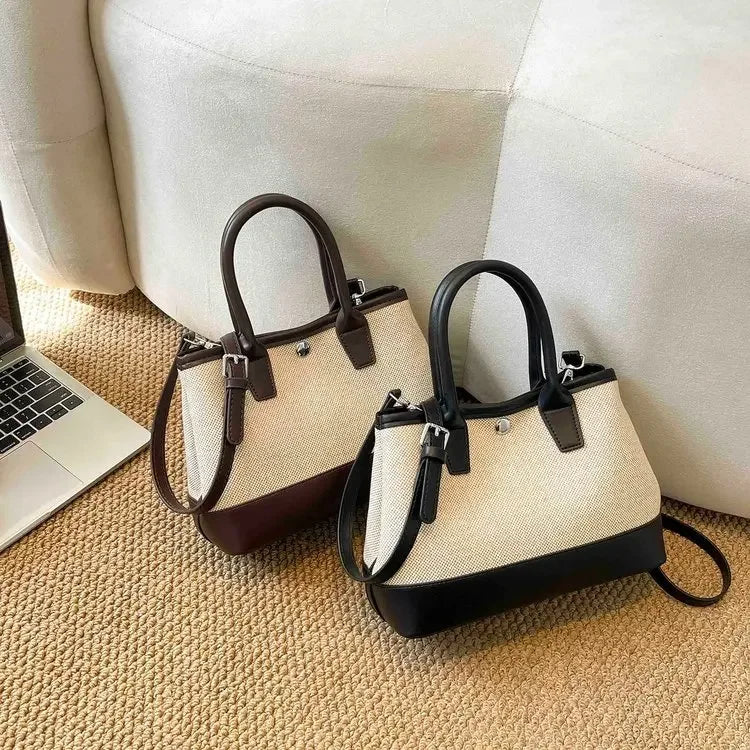 Women's Vintage Leather Crossbody Messenger Bag | Elegant Style Crossbody Handbag QXL