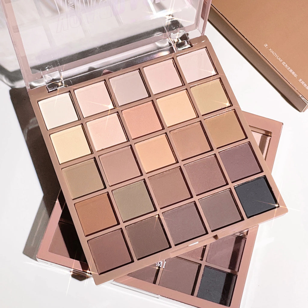 JUJU Dream 25-Color Eyeshadow Palette | Matte Nude & Shimmer Eyeshadow Palette QXL