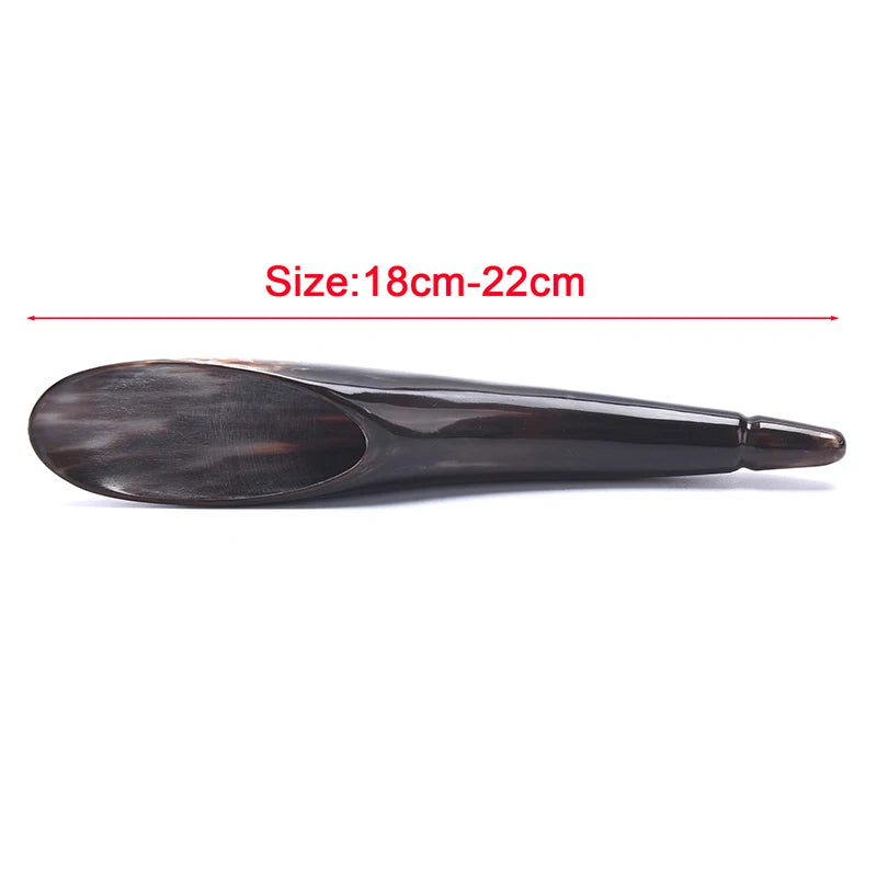 Natural Buffalo Horn Gua Sha Board | Body Scraping Massage Tool Gua Sha Scraping Board QXL Black