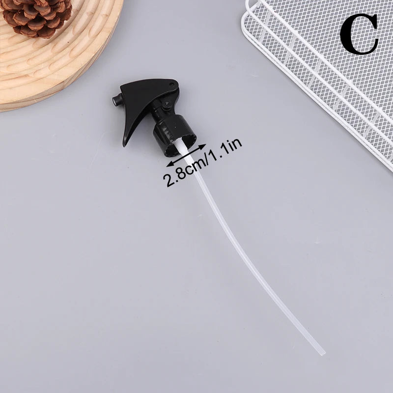 Mist Trigger Sprayer Head 20/24/28mm Replacement with Dip Tube Spray Bottle Nozzle QXL C M Black