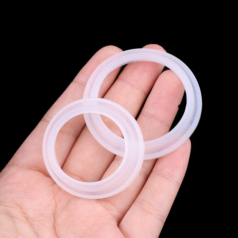 5-Pack Silicone O-Ring Gaskets for Vacuum Flask Lids 4.5 & 5.2cm Flask Seal Gasket QXL
