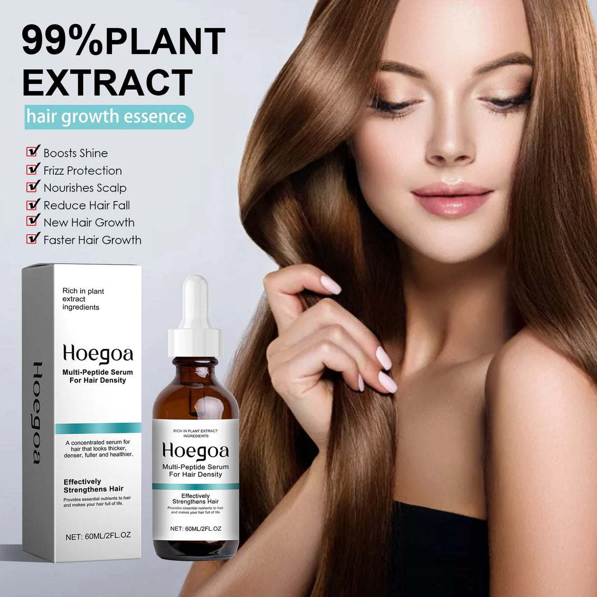 HOEGOA Natural Scalp Serum & Plant Extract Hair Essence Oil Hair Essence Oil QXL