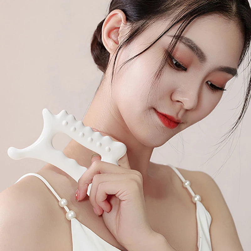 Resin Gua Sha Scraping Board | Portable Full Body Massage Tool Gua Sha Board QXL