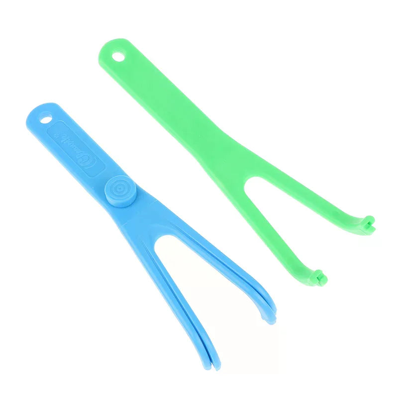 Reusable Dental Floss Holder | Ergonomic ABS Floss Pick Handle Dental Floss Holder QXL