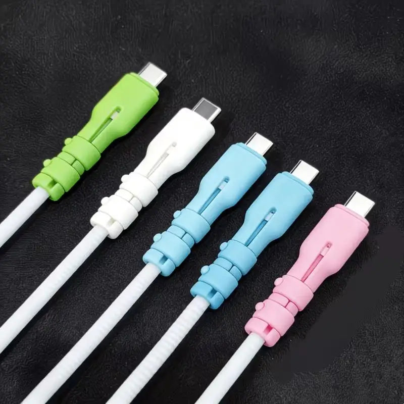 Charging Cable Protectors 2/8-Pack | USB-C Wire Saver Cable Protector QXL
