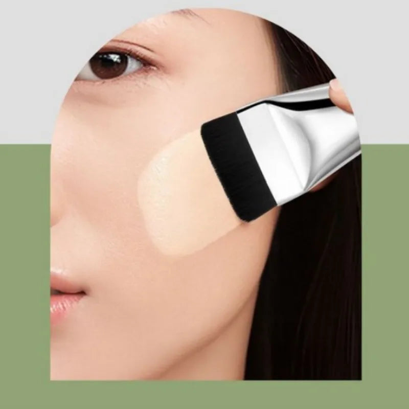 Flat Foundation Brush & Special-Shaped Sponge Set Makeup Brush & Sponge Set QXL