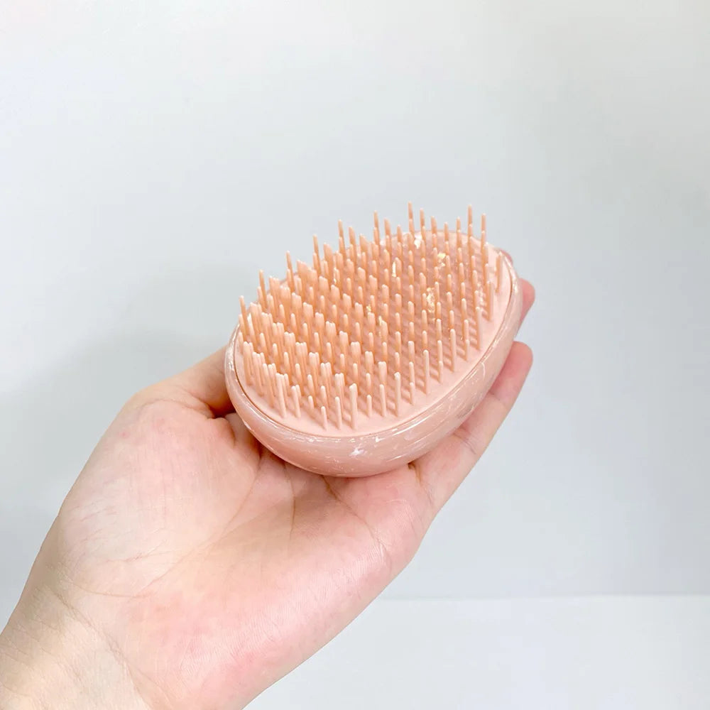 Marble Egg Comb & Air Cushion Brush Set – Detangling Hair Tool Hair Comb & Brush Set QXL