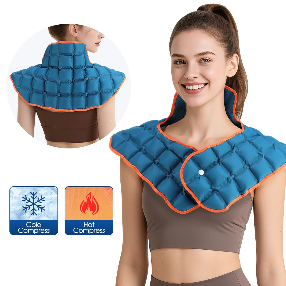 Reusable Polymer Resin Hot & Cold Compress Shoulder Wrap Hot Cold Compress Wrap QXL as shows