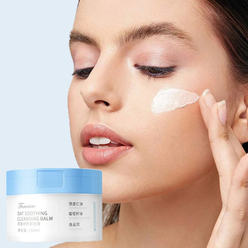 GECOMO Oat Cleansing Balm – Deep Makeup Remover All Skin Cleansing Balm QXL