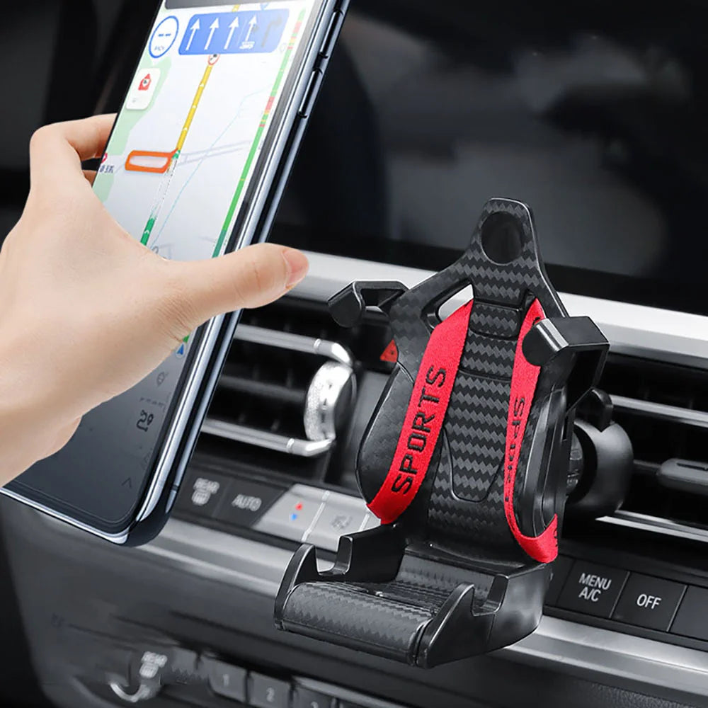 Racing Seat Car Phone Holder | Suction Cup Mount – Universal Car Phone Mount QXL