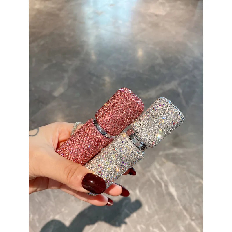 Diamond-Encrusted 10ml Refillable Travel Spray Perfume Bottle Perfume Atomizer QXL