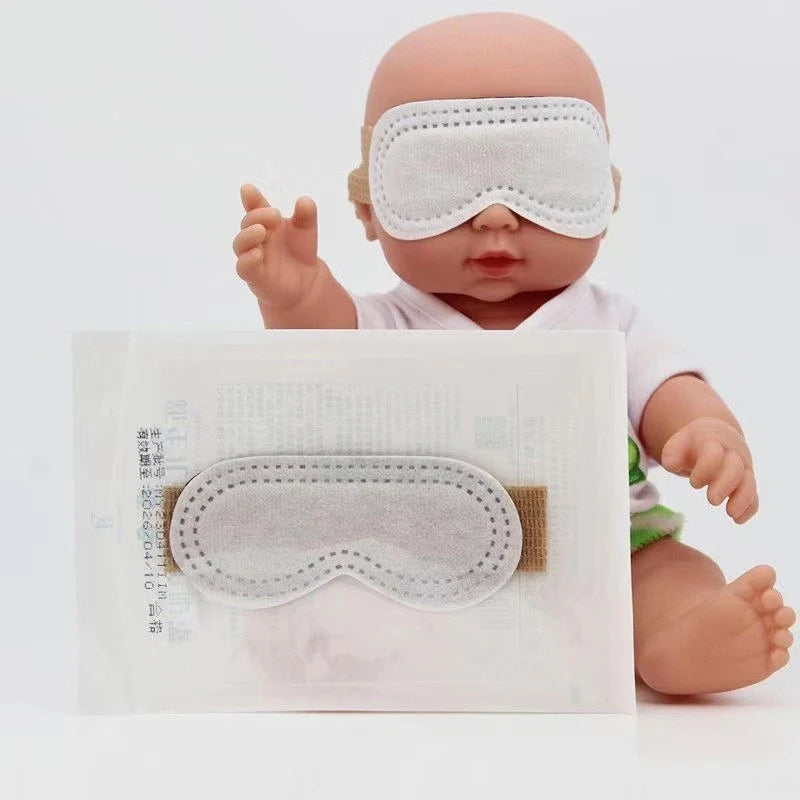 Newborn Phototherapy Eye Mask | Baby Blue Light Eye Cover Baby Eye Mask QXL Nude