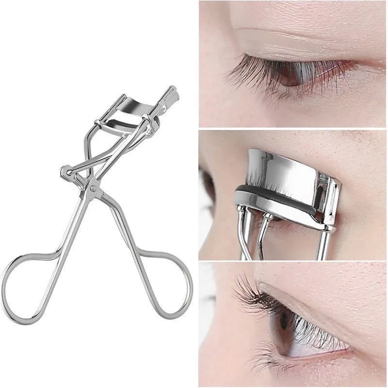 Mini Stainless Steel Eyelash Curler | Natural Curl Makeup Tool Eyelash Curler QXL