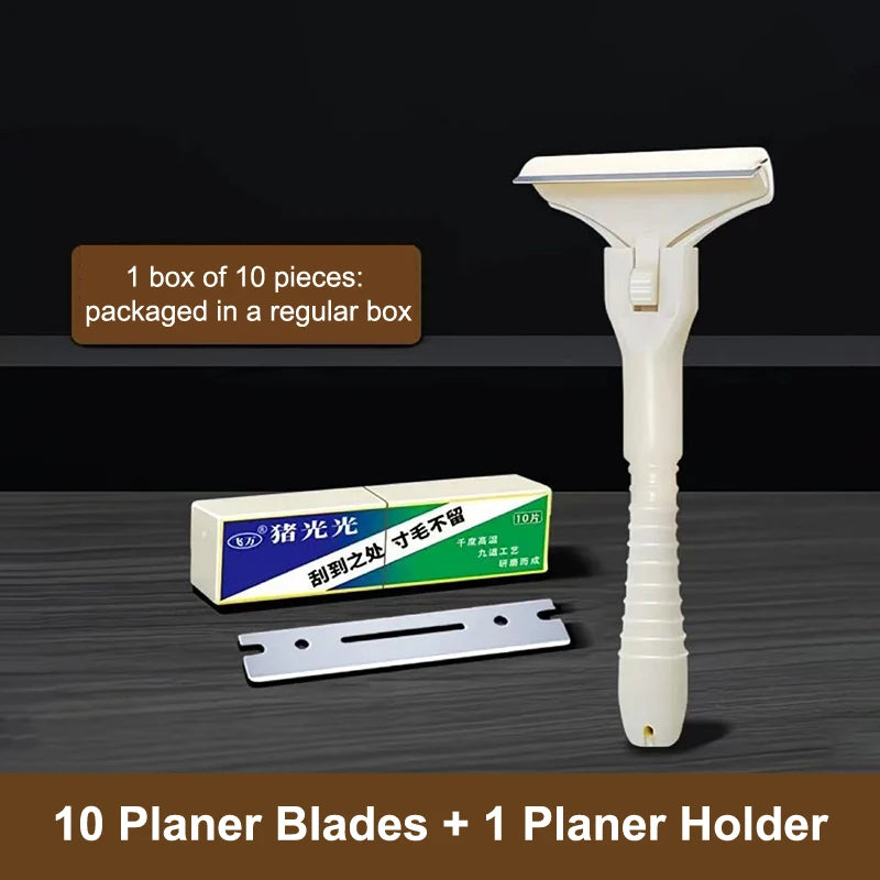 Pig Skin Scraping Knife | Hair, Hoof & Grease Removal Tool Butchery Scraping Knife QXL 1