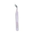Stainless Steel Eyelash Tweezer | False Lash & Brow Tool Eyelash Tweezer QXL Orange