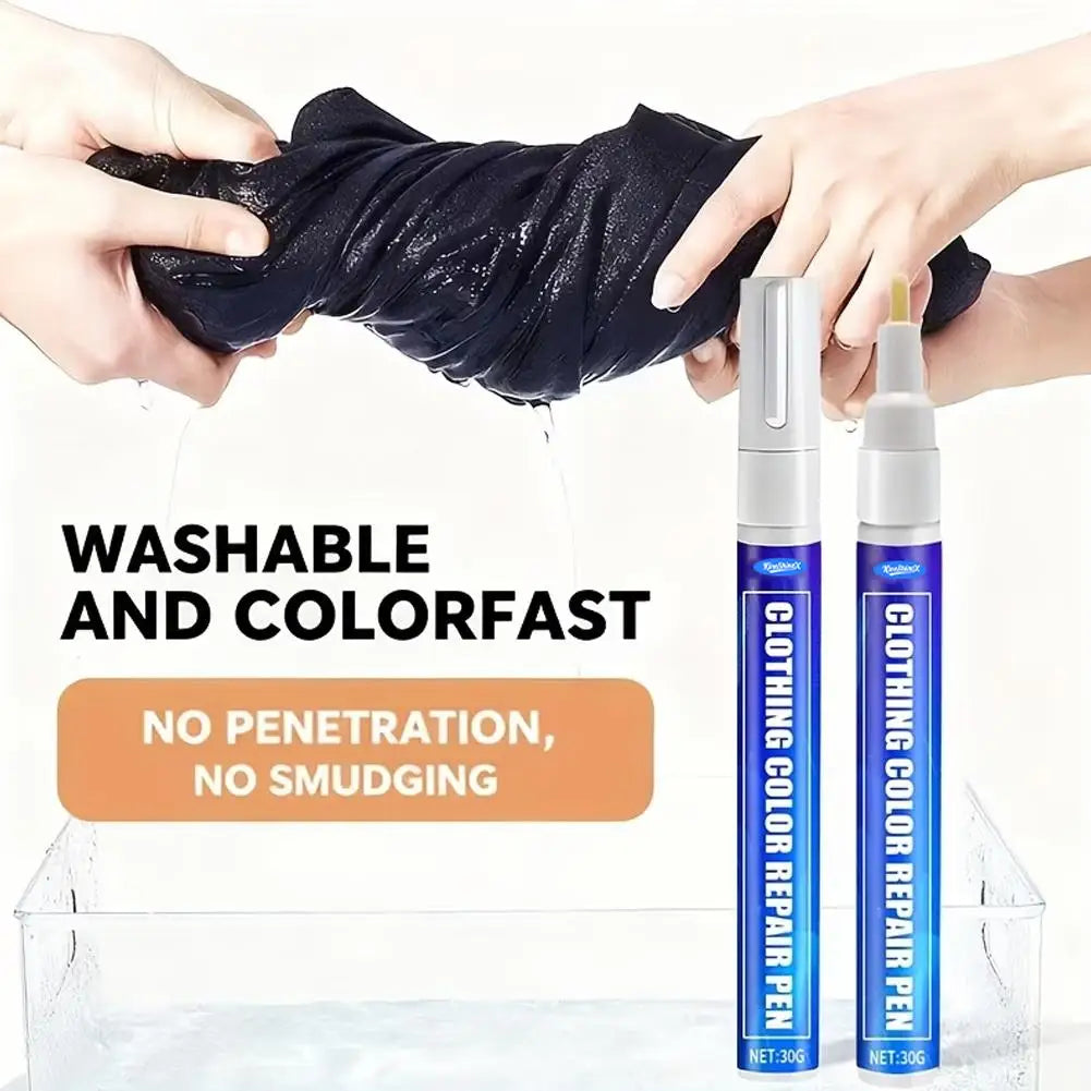 Fabric Repair Pen – Permanent Colour Fix Marker for Clothes Fabric Repair Pen QXL