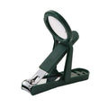 Stainless Steel Nail Clipper with Magnifying Glass & Anti-Splash Nail Clipper QXL Red