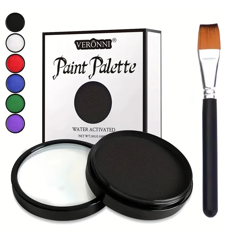 30g Water-Activated Face & Body Paint – Non-Toxic Vibrant Face & Body Paint QXL