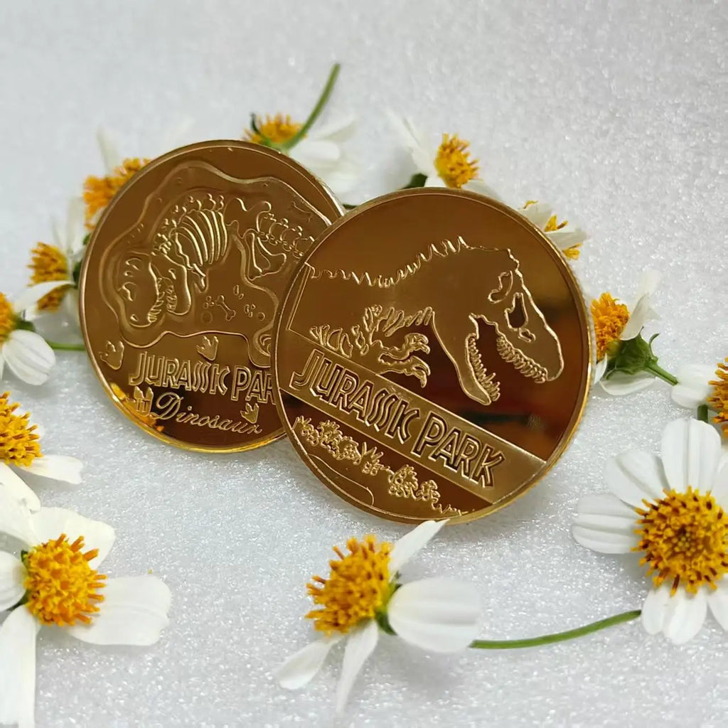 Dinosaur Decision Coin – Metal Collectible Novelty Flip Coin Novelty Coin QXL