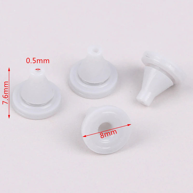 50-Pack Silicone Shower Head Replacement Spray Nozzles – Grey Shower Nozzle Parts QXL 50PCS