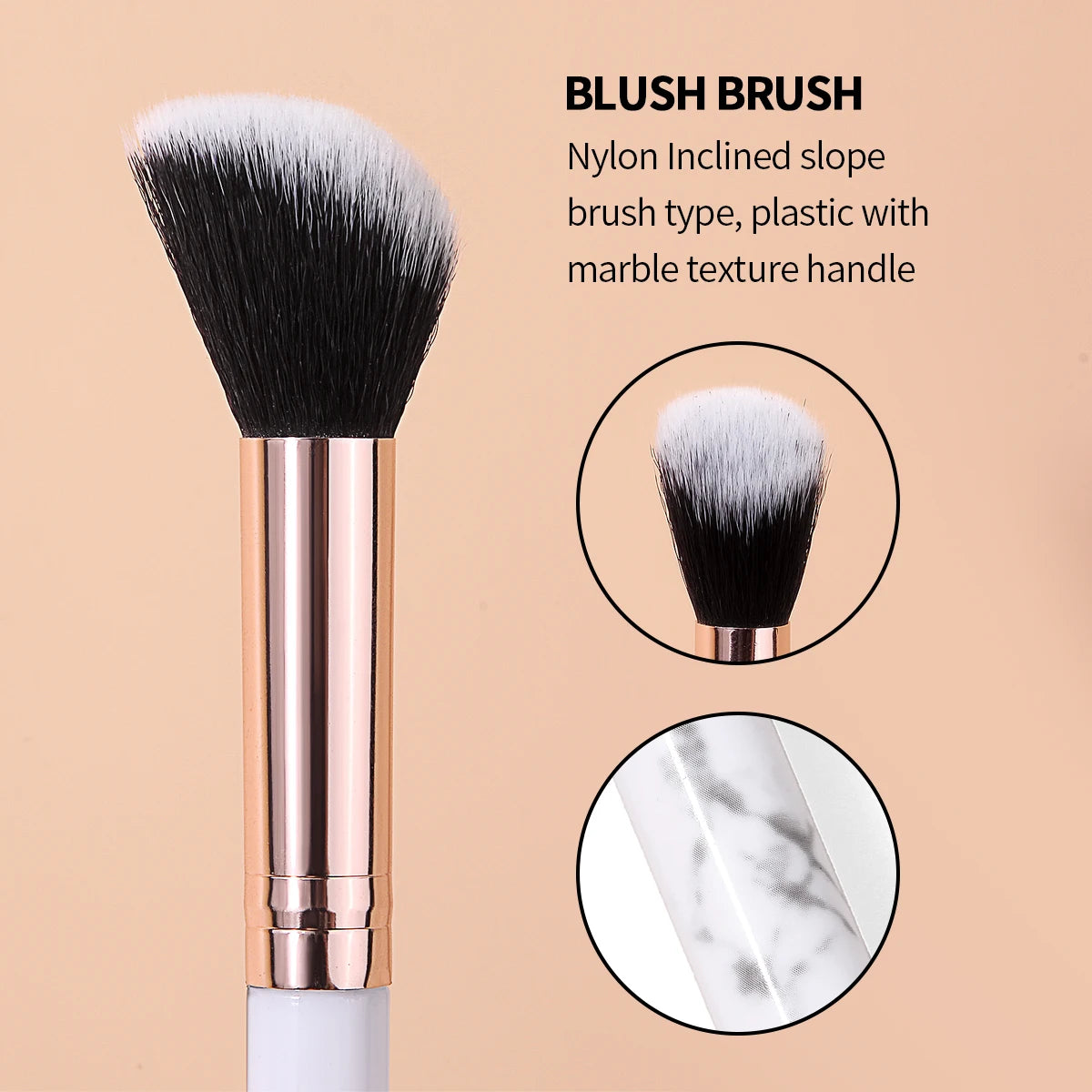 KOSSHOW 3-Pc Contour Brush Set | Blush, Contour & Highlight Contour Brush Set QXL