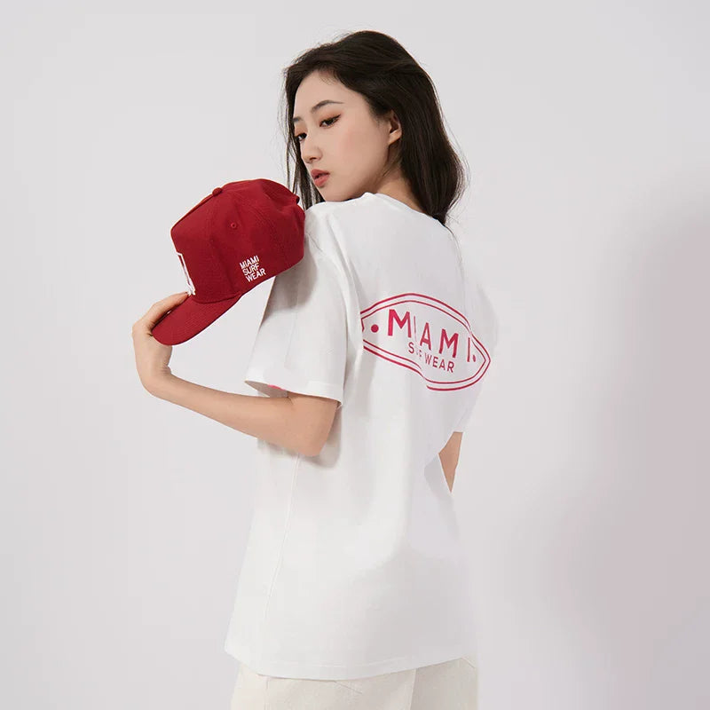 Women's 100% Cotton Logo Print T-Shirt | Soft Casual Tee XS–3XL Cotton Logo T-Shirt QXL