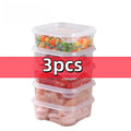 Stackable Food Storage Containers with Lids | Microwave Safe Food Storage Containers QXL 3pcs