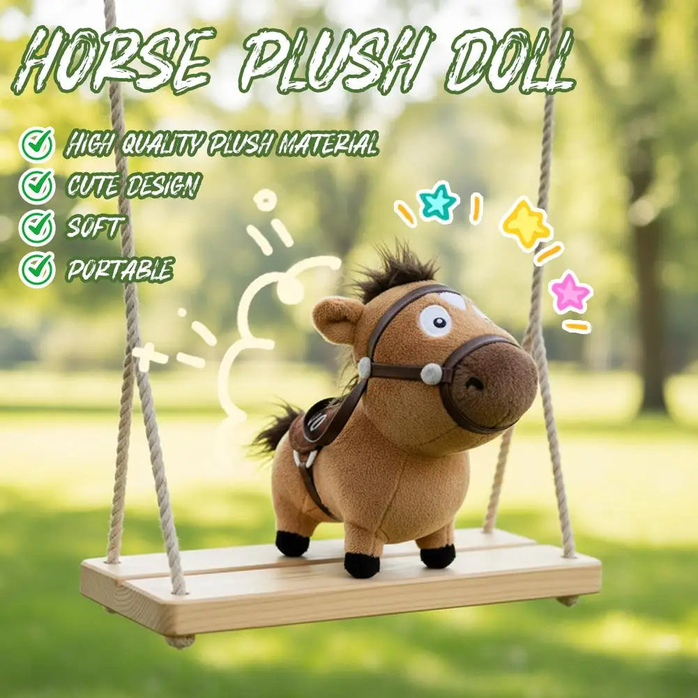 Cute Plush Horse Keychain | Stuffed Bag Charm & Pendant Gift Plush Keychain Charm QXL