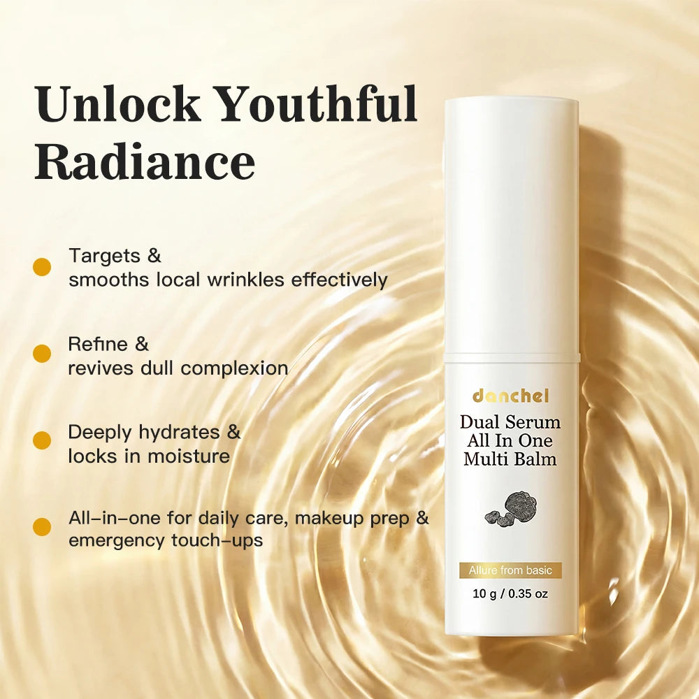 Vegan Collagen & Vitamin C 3-in-1 Balm Serum Stick | 10g Serum Balm Stick QXL