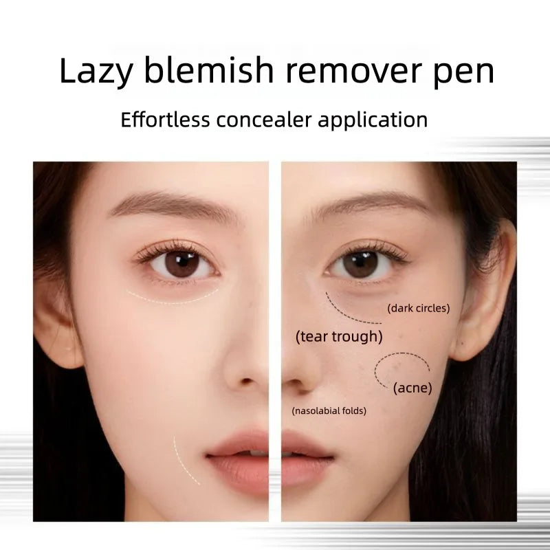 Precision Concealer Brush | Synthetic Fiber Makeup Brush Concealer Makeup Brush QXL