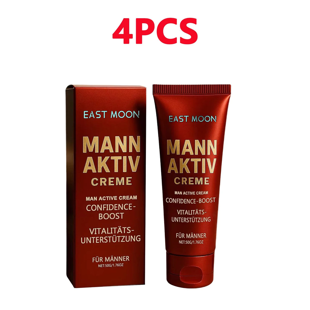 Mann Aktiv Creme 50g – Men's Daily Moisturizing Body Cream Men's Body Cream QXL 4pcs