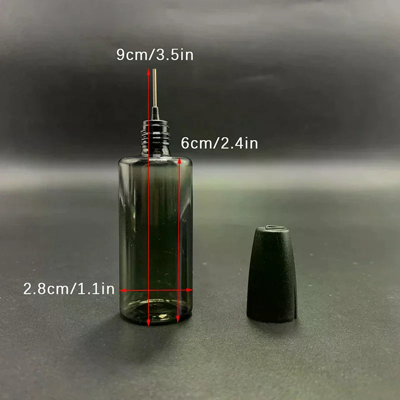 30ml Needle Tip PET Bottle | Tattoo, Nail Art & Oil Dispenser Dispensing Bottle QXL
