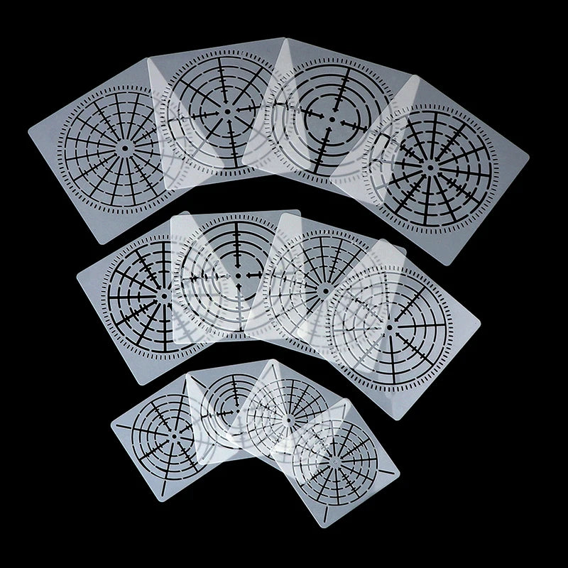 12-Pack Reusable Mandala Stencils | DIY Dotting Craft Templates Craft Stencil Set QXL