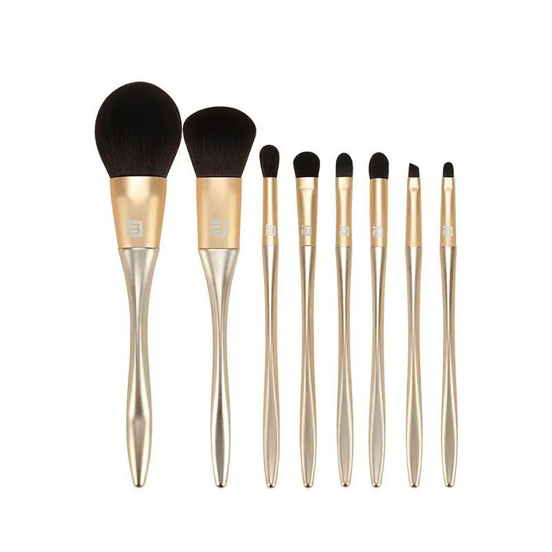 8-Piece Professional Makeup Brush Set | Wool Fiber Glove Brushes Makeup Brush Set QXL