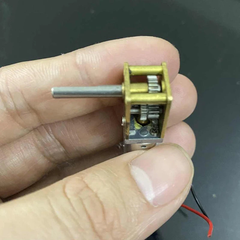 N20 Mini Worm Gear Reducer Brush DC Motor 3V 6V 12V Micro Gear Motor QXL