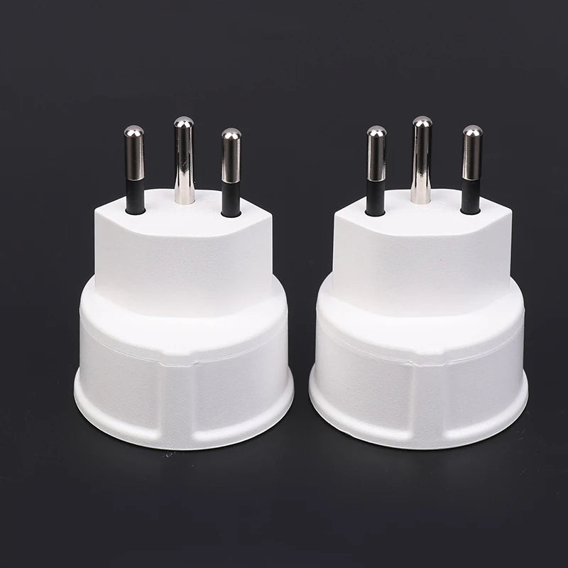 Swiss to French EU Plug Adapter | Type J 3-Pin Converter Plug Adapter QXL