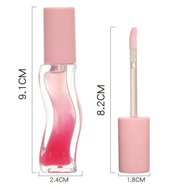 Juicy Glossy Lip Oil – Double Color Shiny Lip Gloss & Plumper Lip Oil Gloss QXL