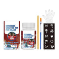 Frosted Glass Etching Kit 100g | 6 Tools for Beginners Glass Etching Kit QXL A