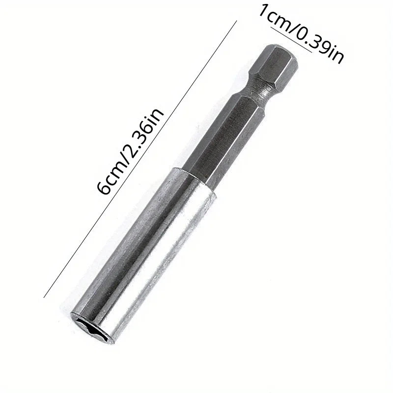 4-Pack Magnetic Hex Drill Bit Extension Socket Holder Set Drill Bit Holder QXL