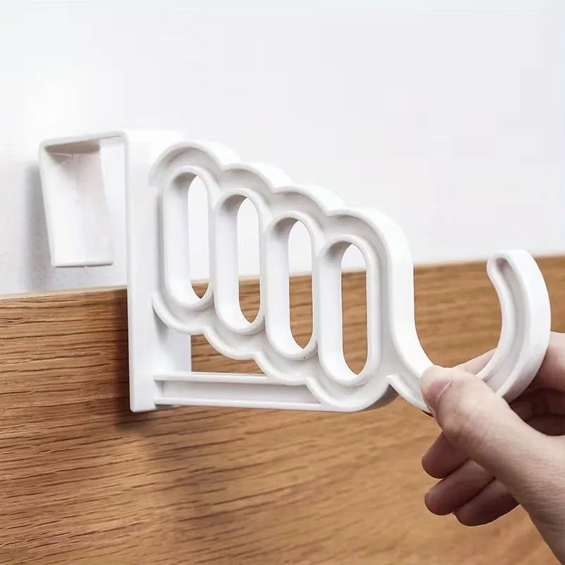 Foldable 5-Hole Clothes Rack | Multifunctional Storage Organizer Clothes Storage Rack QXL