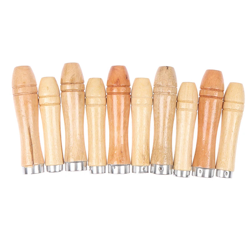 5-Pack Wooden File Handles for Rasps & Filing Tools File Handle Set QXL