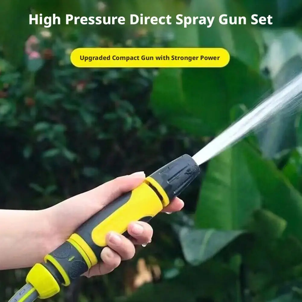 High-Pressure Adjustable Garden Hose Spray Nozzle | Multi-Pattern Garden Hose Nozzle QXL
