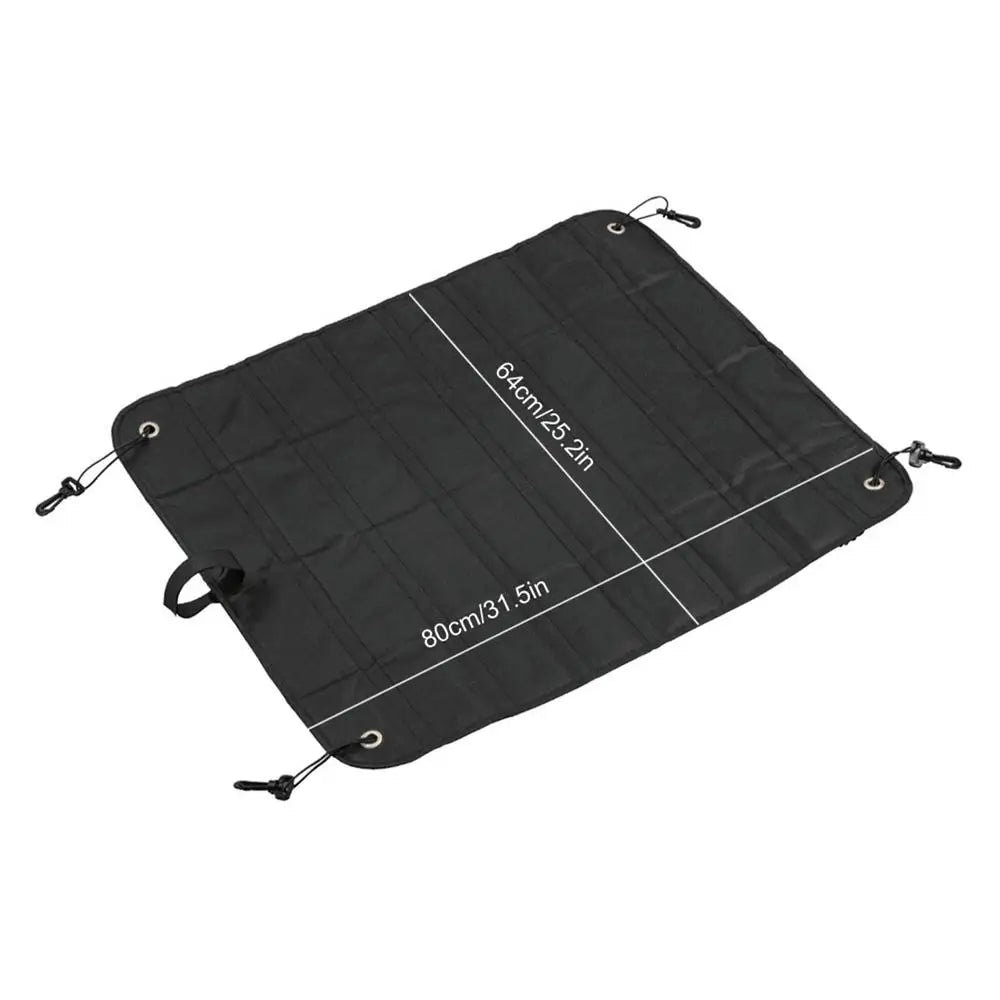 Foldable Rear Bumper Guard Protector Pad – Car SUV Truck Bumper Protector Pad QXL Black