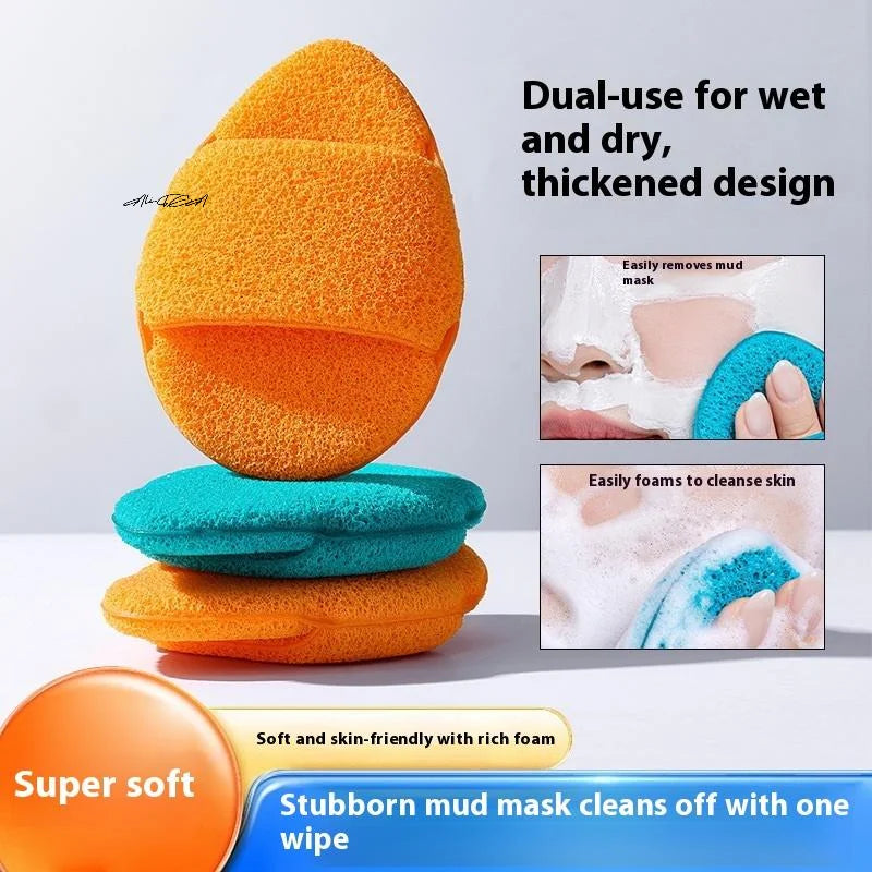 Reusable Soft Facial Cleansing Sponge | Makeup Remover Pad Facial Cleansing Sponge QXL