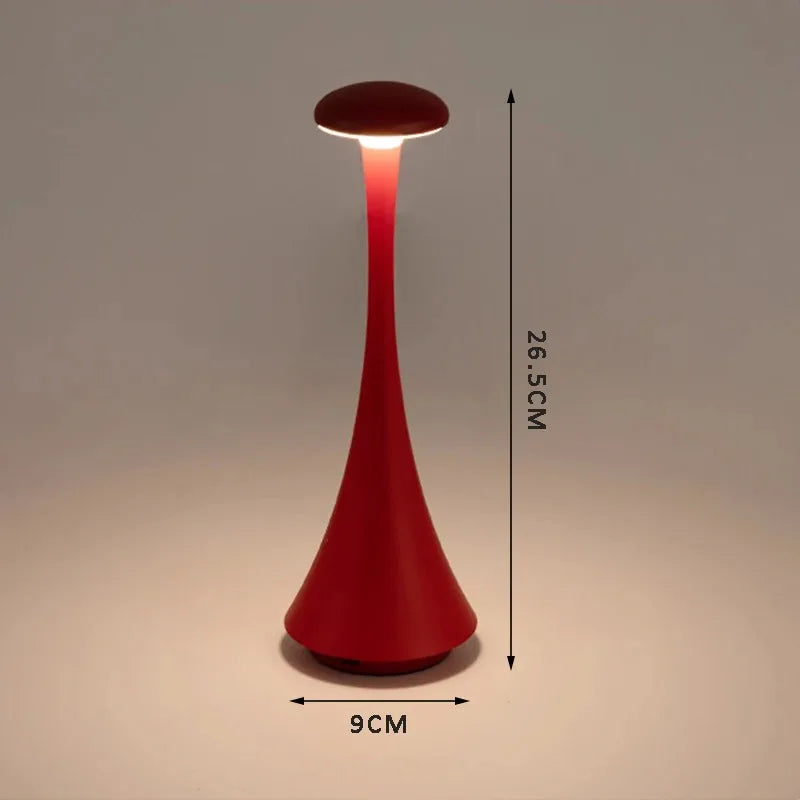 Mushroom Table Lamp | USB-C Rechargeable Touch Night Light LED Table Lamp QXL